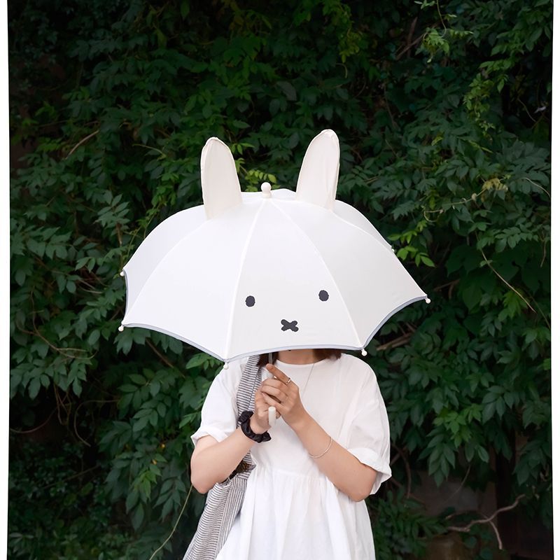 Baby Products Pictures - ร่มเด็กมิฟฟี่สามมิติ น่ารัก ด้ามยาว น้ำหนักเบาพิเศษ สำหรับเด็กอนุบาล ถ่ายรูปได้