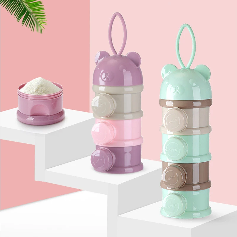 Baby Products Distributor - ที่ถอดออกได้นมผงเด็กกล่องเก็บทารกสี่ตาราง Essential ธัญพืชให้อาหารกล่องอาหารเด็กวัยหัดเดินสูตรคอนเทนเนอร์