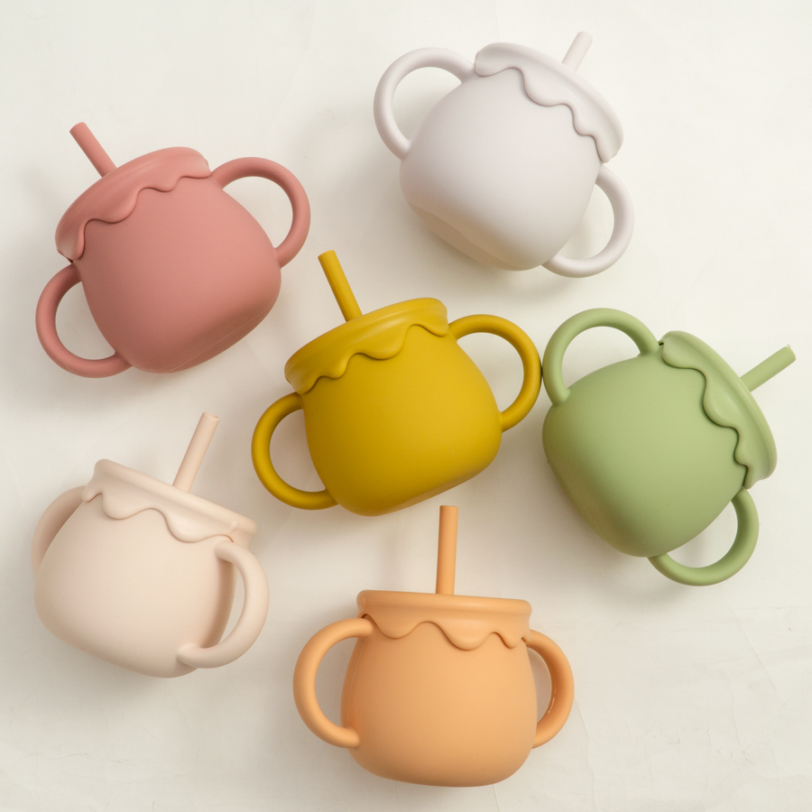 Baby Products Useful - ถ้วยให้อาหารเด็กแบบพกพา Drinkware ถ้วย Sippy Solid อาหารถ้วยขนมเด็กวัยหัดเดินการเรียนรู้ถ้วยทารกแรกเกิดอุปกรณ์