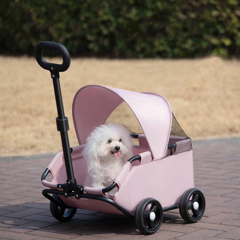 Baby Products Carry Bag - รถเข็นเด็กสัตว์เลี้ยงขนาดเล็กสําหรับสุนัขแมวรถเข็นเด็กกิจกรรมกลางแจ้งน้ําหนักเบาและพับได้กระเป๋าเดินทางผลิตภัณฑ์สําหรับสัตว์เลี้ยง
