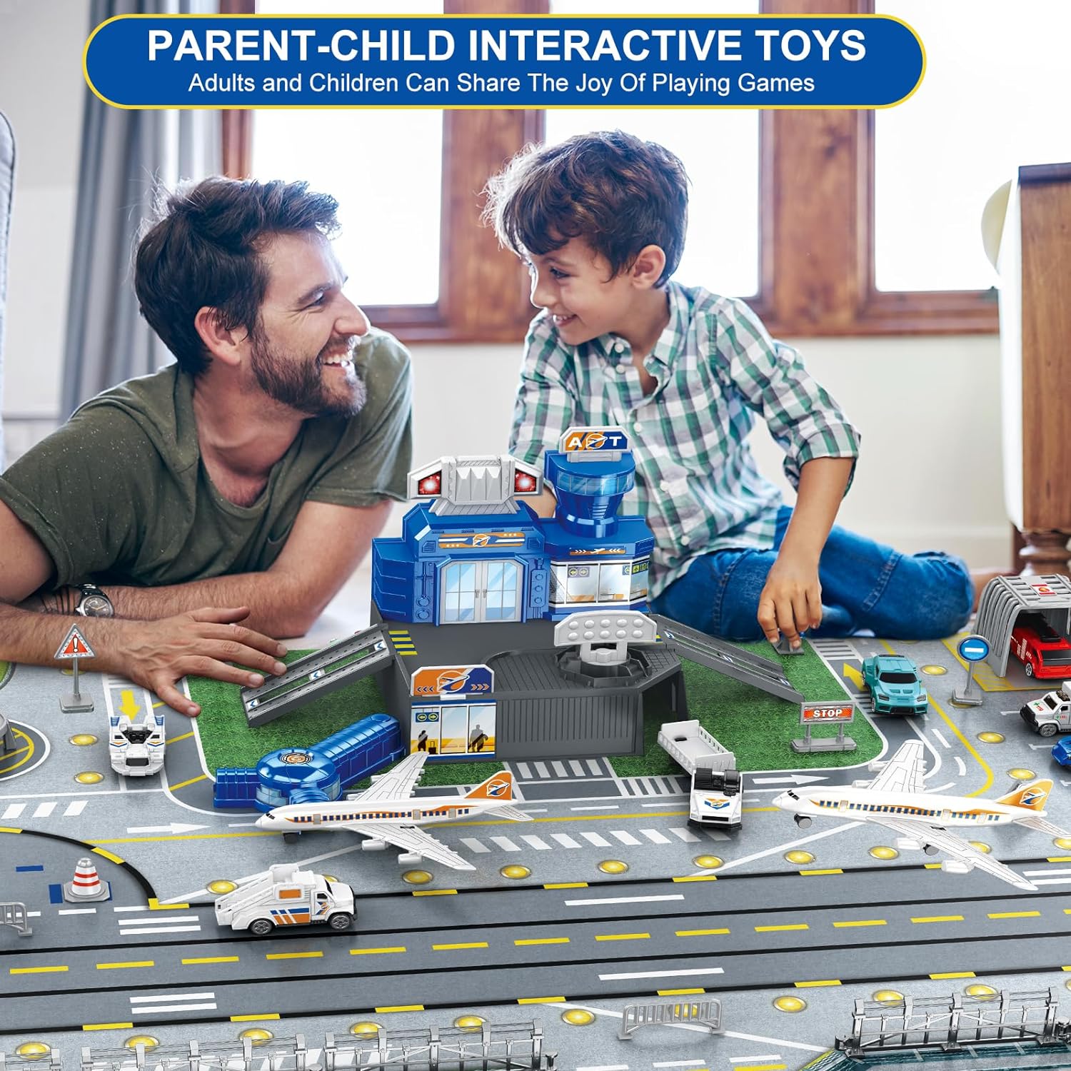 ชุดของเล่นฉากสนามบินสำหรับเด็ก - Play Mat บทวิจารณ์และราคา