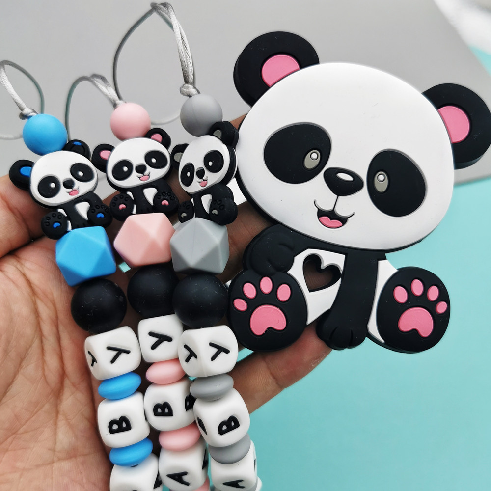 คลิปหนีบจุกนมหลอกซิลิโคนรูปแพน - Baby Teethers บทวิจารณ์และราคา
