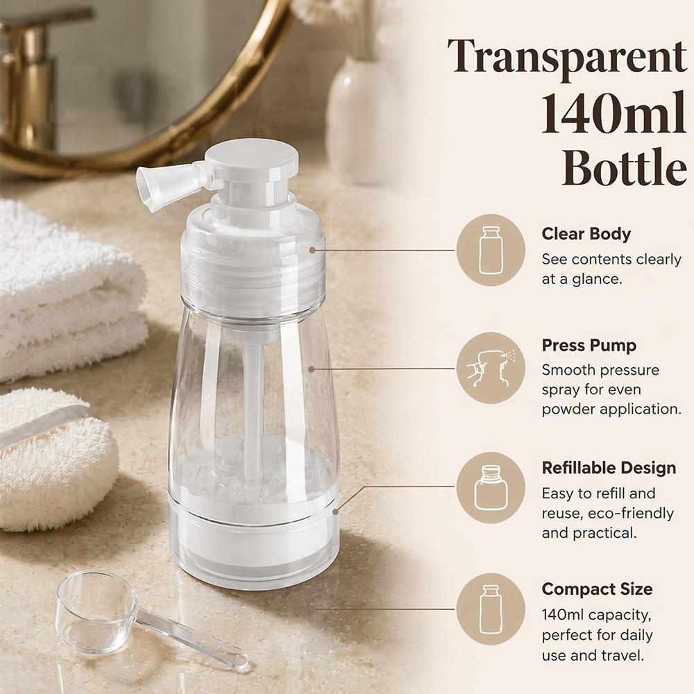ขวดสเปรย์แป้งฝุ่นแบบกดขนาด 140 - Baby Products Distributor บทวิจารณ์และราคา