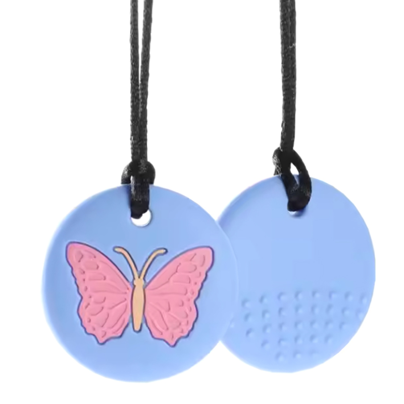 สร้อยคอซิลิโคนรูปผีเสื้อสำหรับ - Baby Teethers บทวิจารณ์และราคา