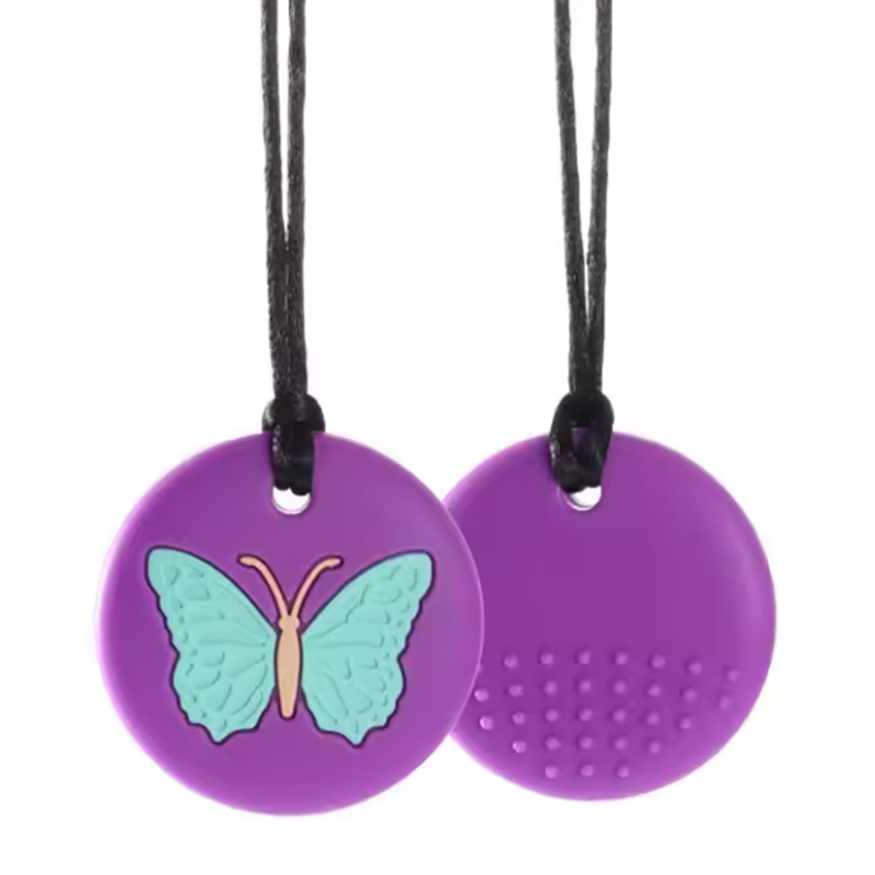 สร้อยคอซิลิโคนรูปผีเสื้อสำหรับ - Baby Teethers บทวิจารณ์และราคา