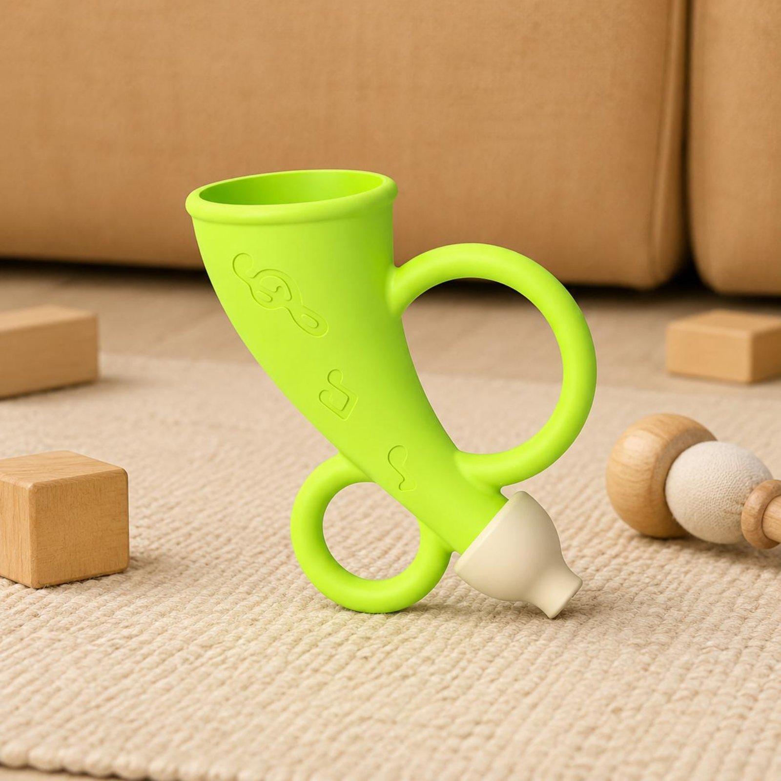 ของเล่นนกหวีดเสียงแตรซิลิโคนสำ - Baby Teethers บทวิจารณ์และราคา