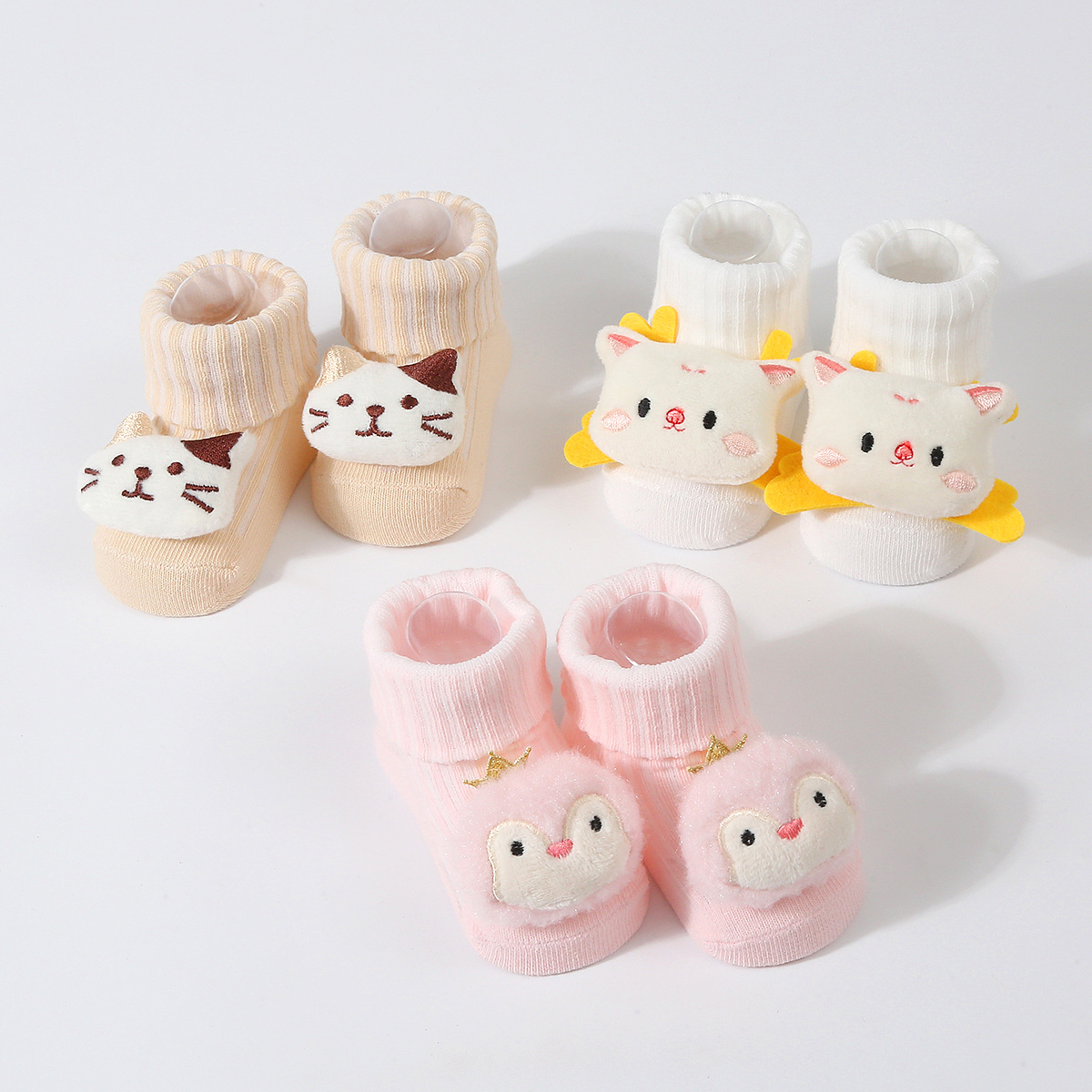 3 คู่/เซ็ตถุงเท้าเด็กทารกเด็กแ - Baby Products Useful บทวิจารณ์และราคา