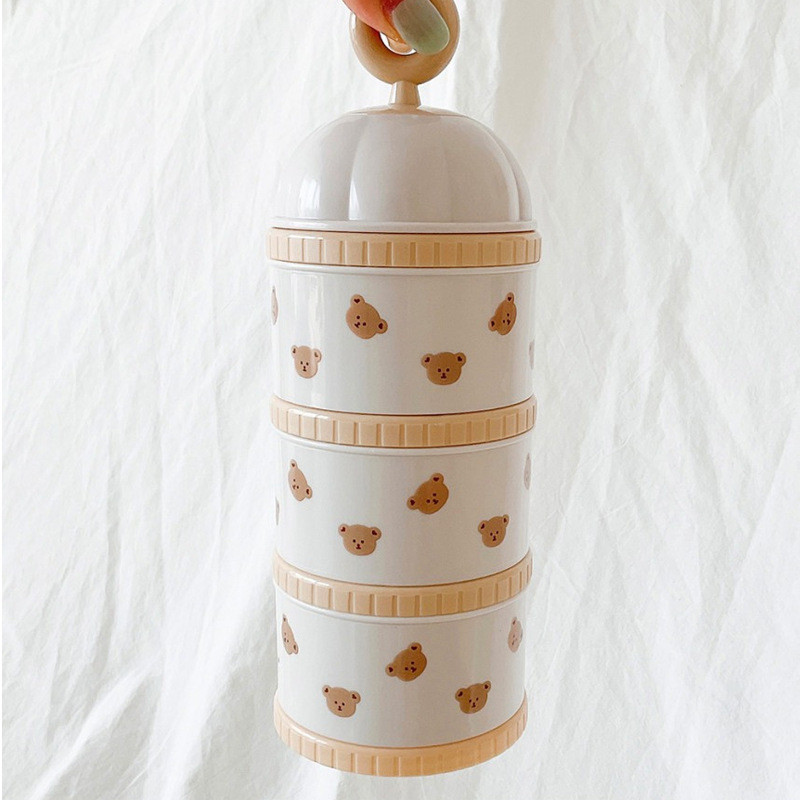 หมีน่ารักกล่องนมผงอุปกรณ์เสริม - Baby Products Distributor บทวิจารณ์และราคา