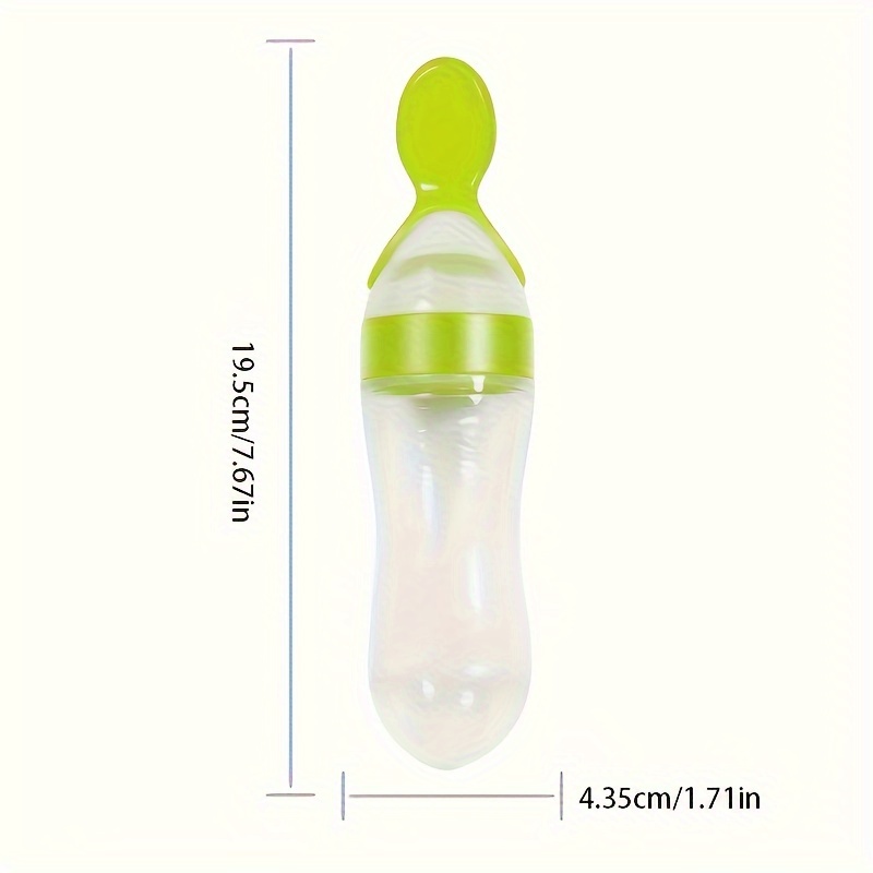 ขวดนมซิลิโคนพร้อมช้อนสำหรับเด็ - Baby Products Distributor บทวิจารณ์และราคา