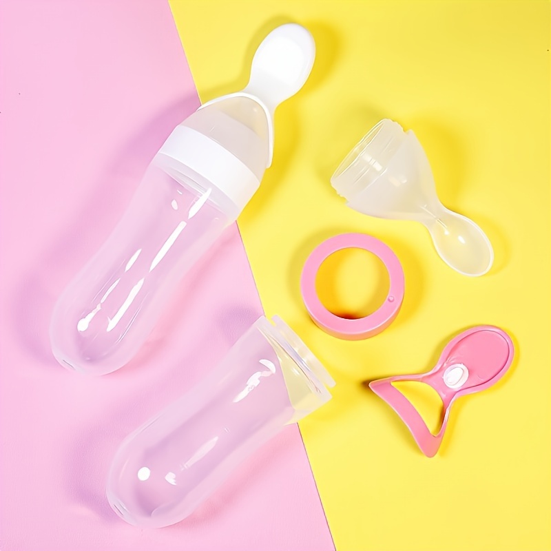 ขวดนมซิลิโคนพร้อมช้อนสำหรับเด็ - Baby Products Distributor บทวิจารณ์และราคา