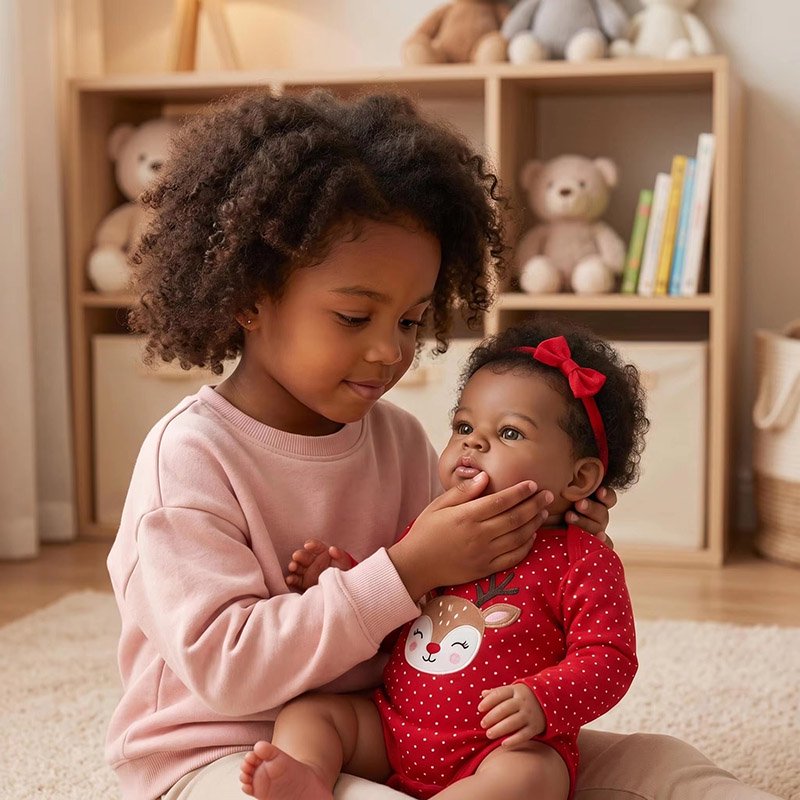 ตุ๊กตาเด็กผู้หญิงผิวสีเข้มขนาด - Baby Products Pictures บทวิจารณ์และราคา