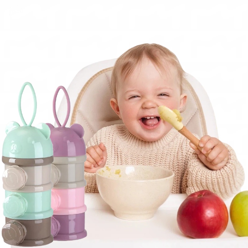 กล่องเก็บอาหารเด็กแบบพกพา 3/4  - Baby Products Distributor บทวิจารณ์และราคา