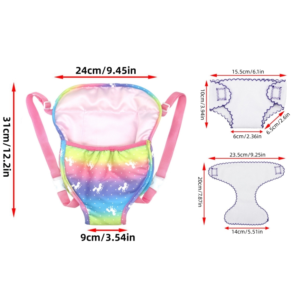 2pcs ตุ๊กตาผ้าอ้อมชุดชั้นในและ - Baby Products Carry Bag บทวิจารณ์และราคา